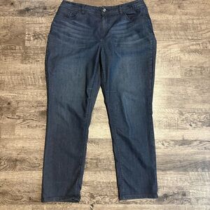 Chico’s Jeans Women’s Size 1 (8) Blue Ankle Denim